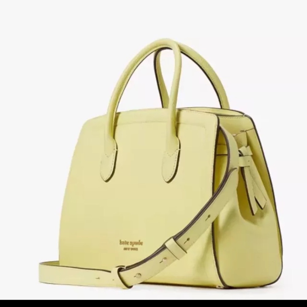 Kate Spade knott Leather Medium Satchel Crossbody ~NWT